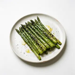 Espárragos verdes a la plancha
