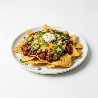 Nachos Con Chili Con Carne