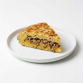 Pincho De Tortilla Rellena De Carne