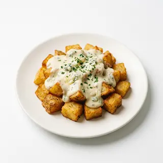 Ración De Patatas Al Cabrales