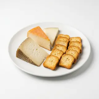 Surtido De Quesos Con Tostaditas