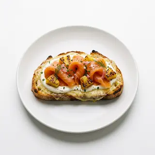 Tosta salmón