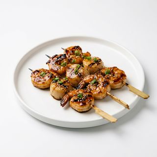Brochetas De Marisco Con Salsa Teriyaki (3 Uds.)