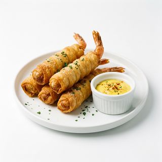 Tapa De Twisters De Gambas Con Salsa Mayonesa De Curry 6 Uds.