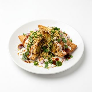 Tapa De Samosa Chaat
