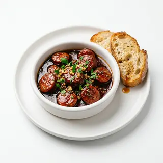 Tapa De Chorizo Al Vino