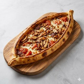 Pide con queso feta