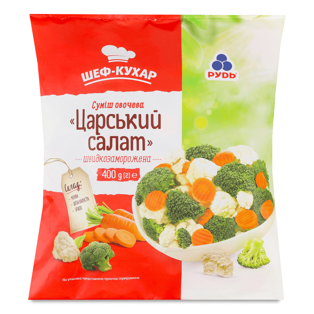 Овочі і фрукти заморожені