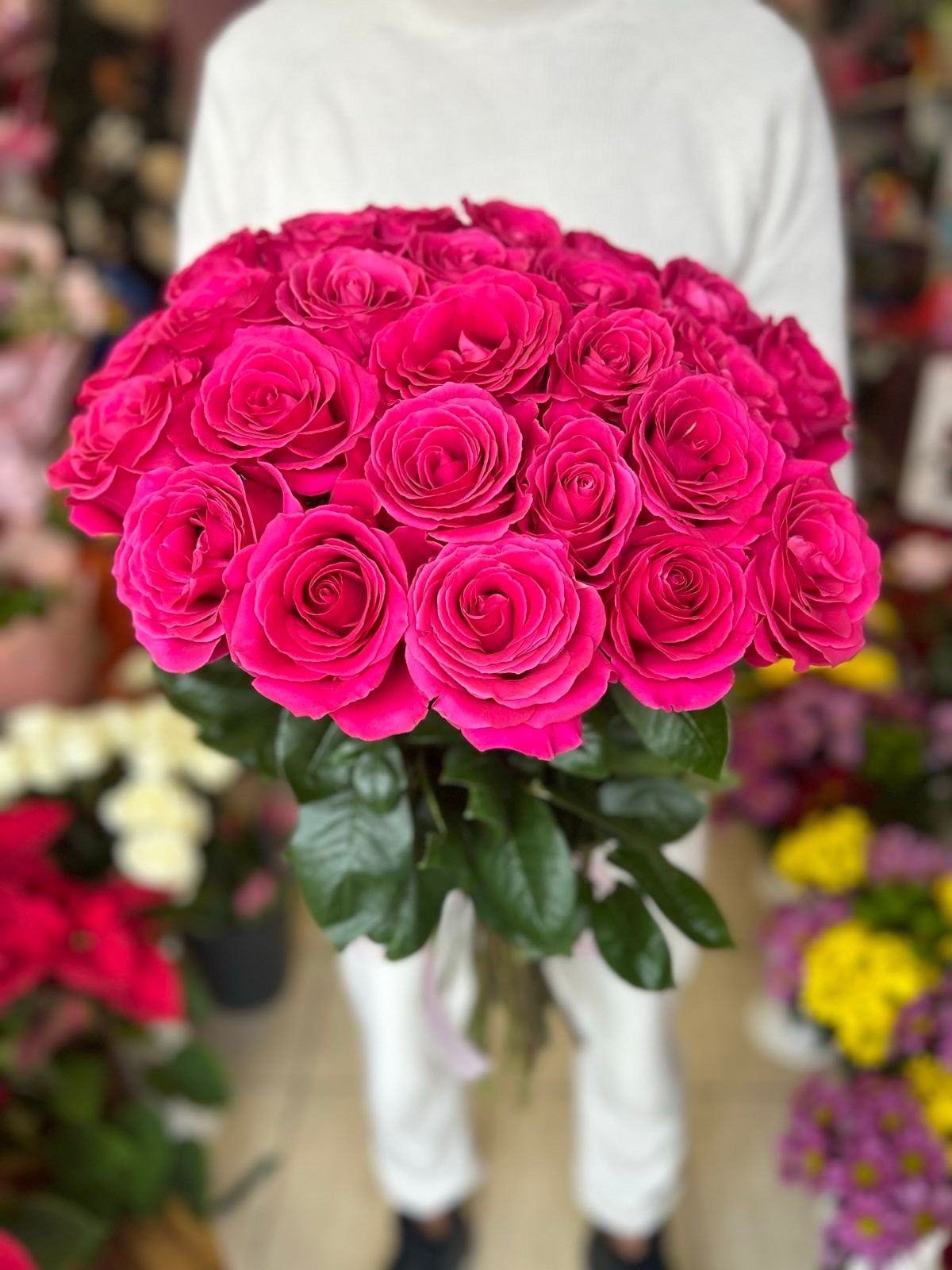 Цветя с панделка