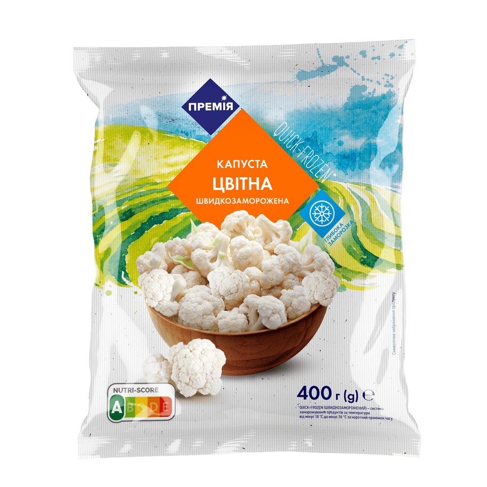 Овочі і фрукти заморожені