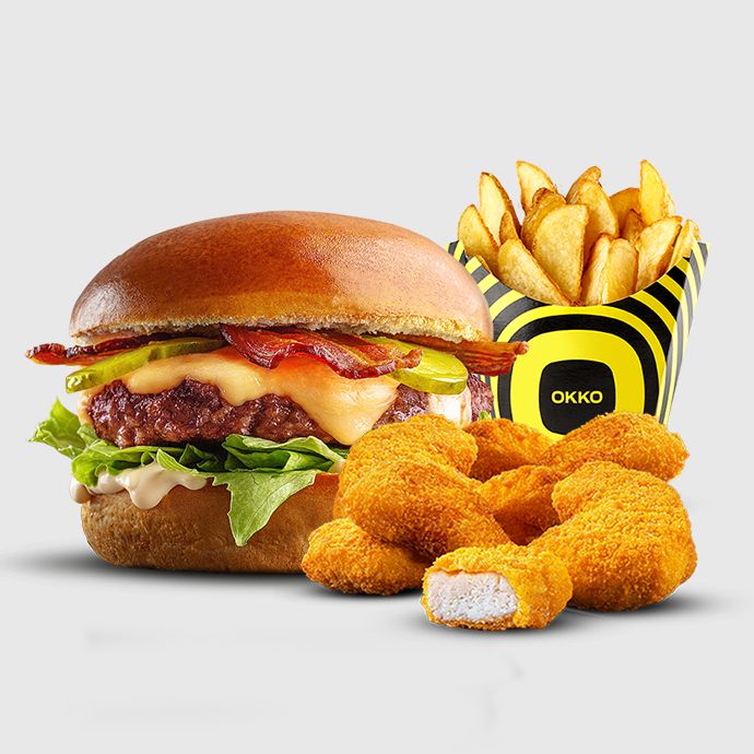 БУРГЕРИ, НАГЕТСИ ТА КАРТОПЛЯ