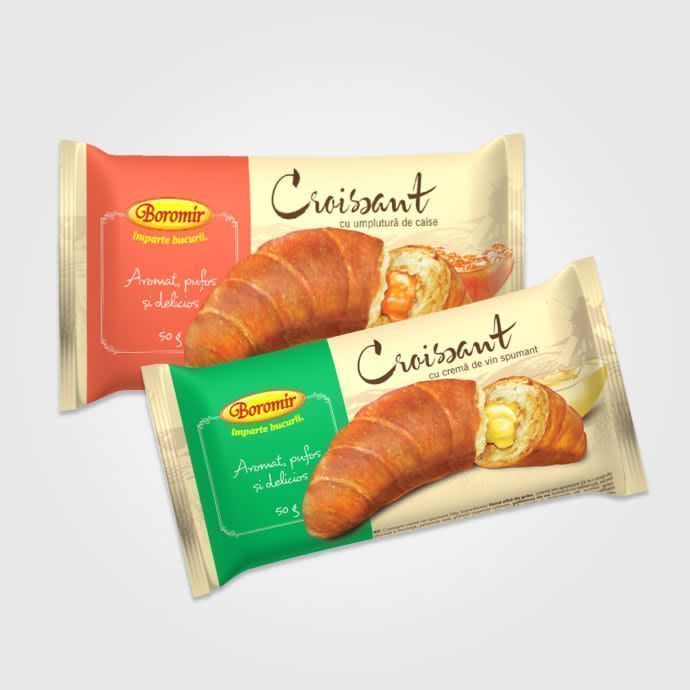 Croissant și brioșe.