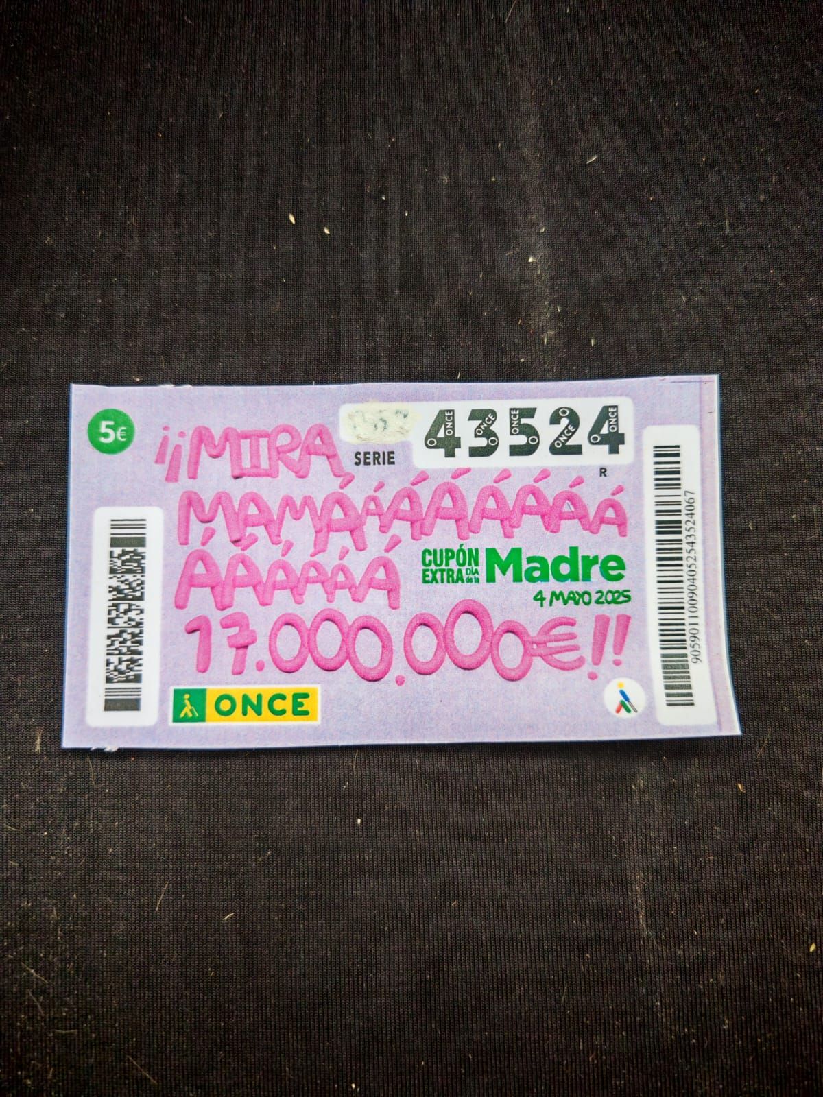 DIA DE LA MADRE CON CUPON DE LA ONCE GRATIS