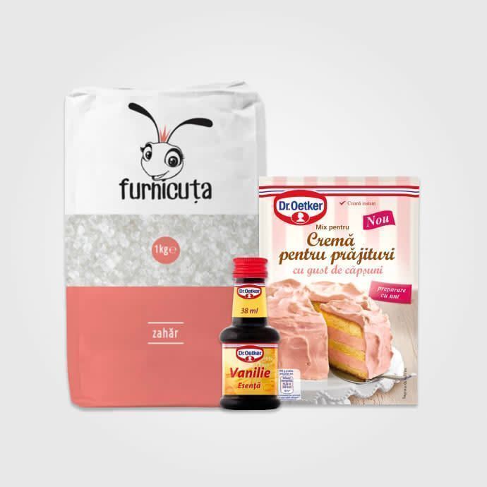 Zahăr și ingrediente prăjituri