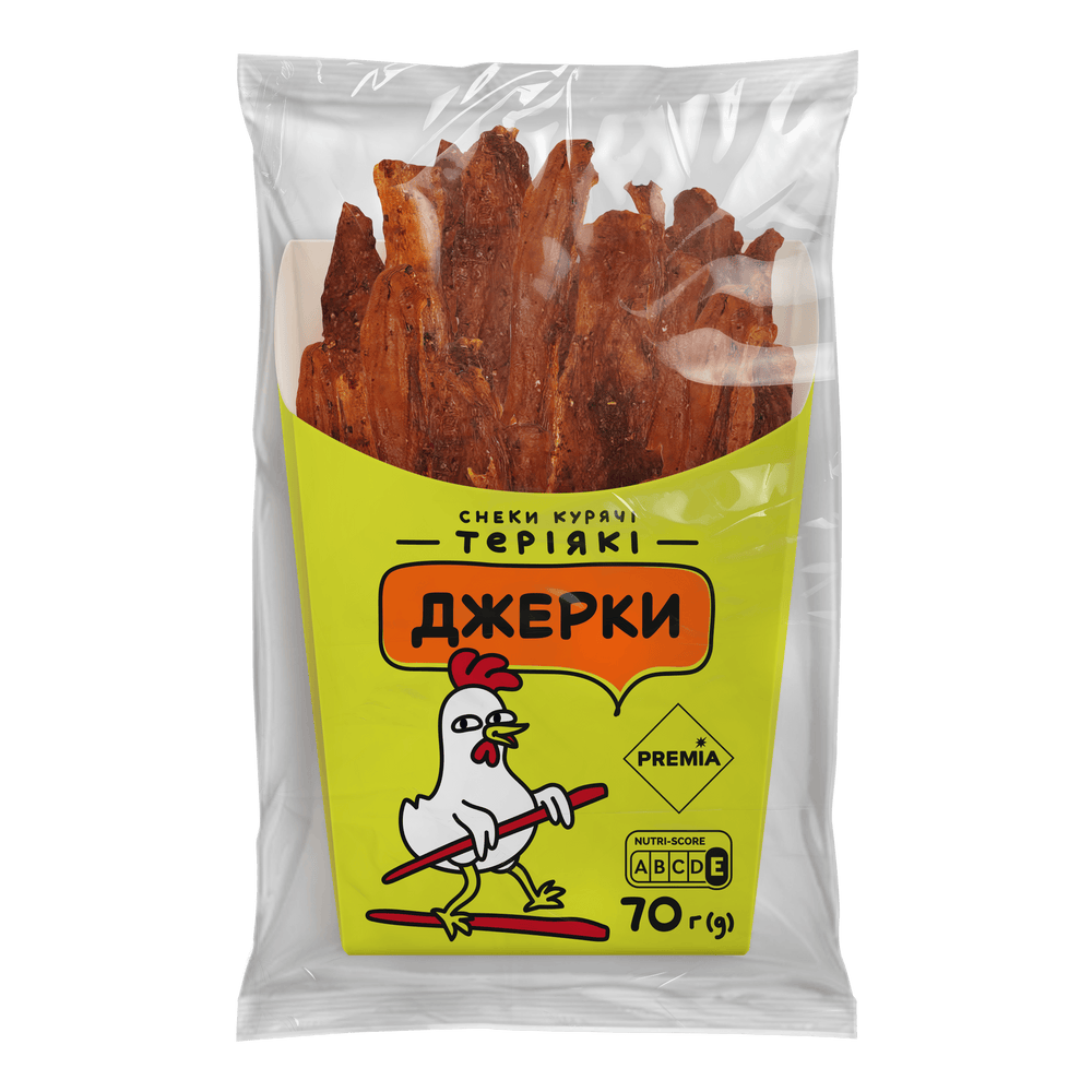 М'ясні чипси і снеки.