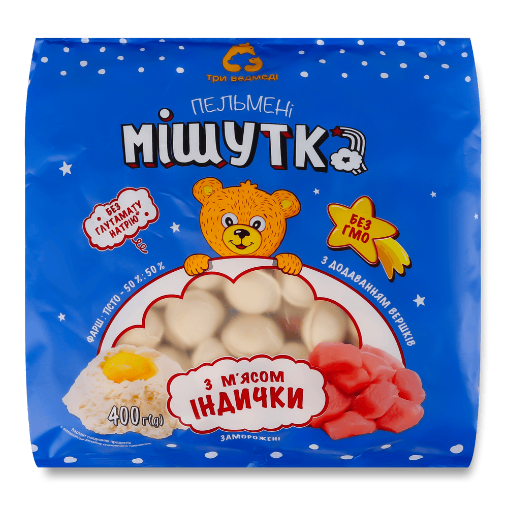 Напівфабрикати і страви заморожені