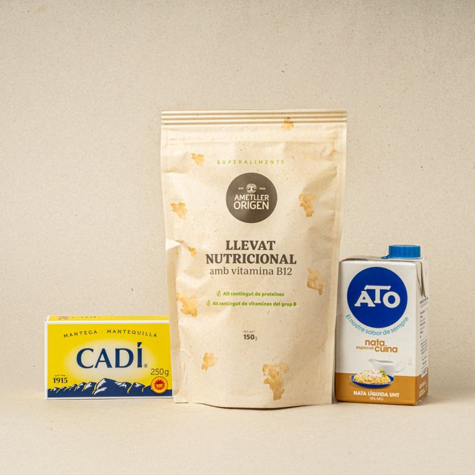 Nata, Mantega I Llevat