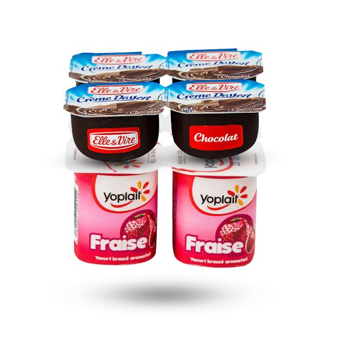 Yaourts et Desserts.