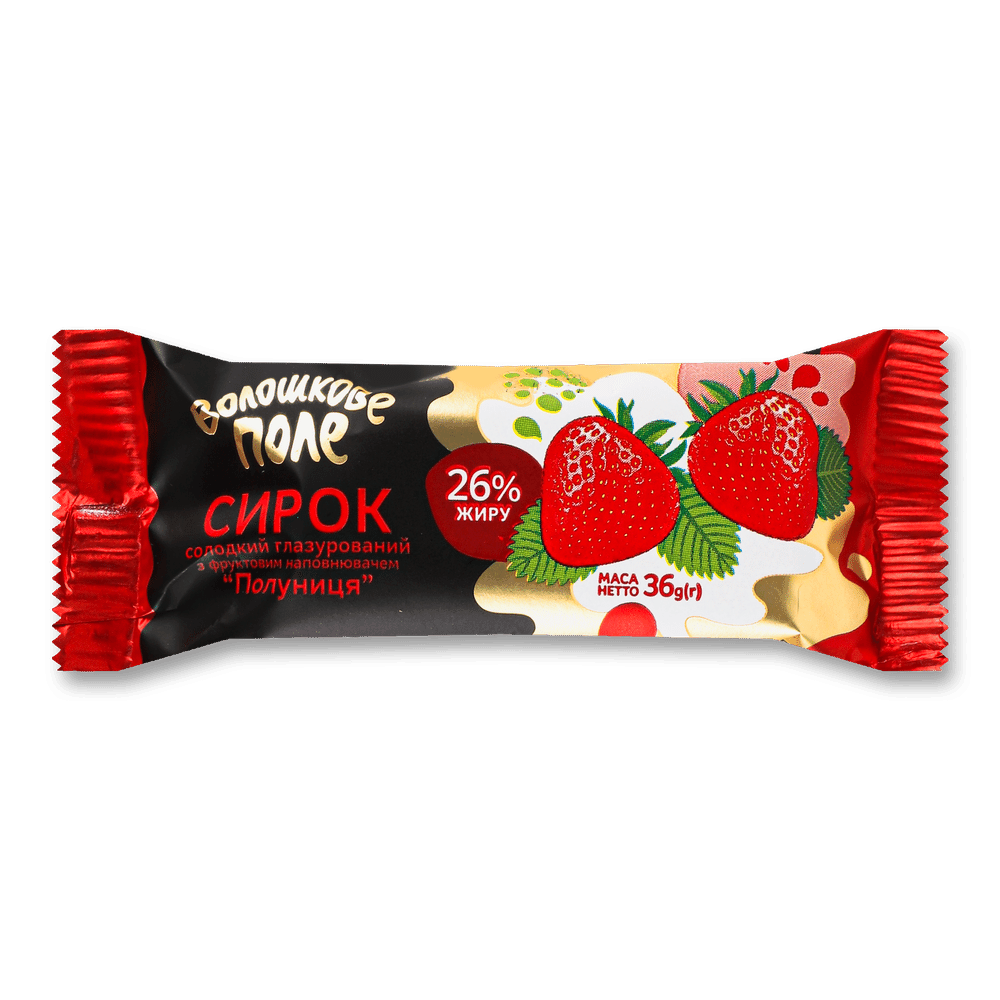 Глазуровані сирки.