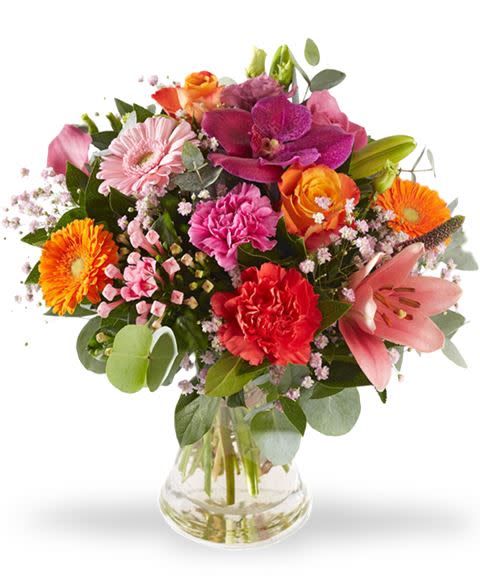 Bouquet di fiori in vaso 