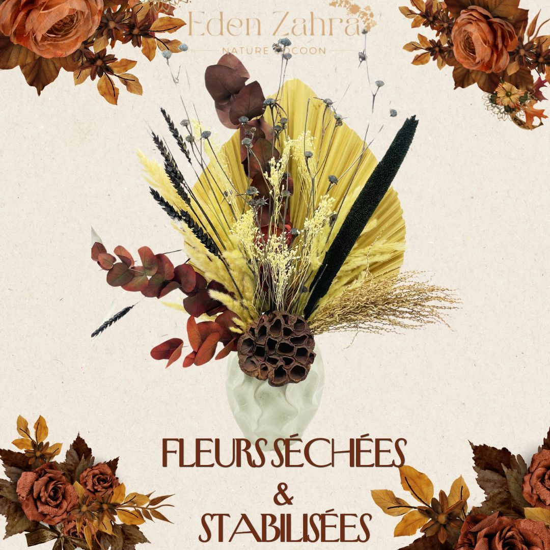 Fleurs Séchées et stabilisées