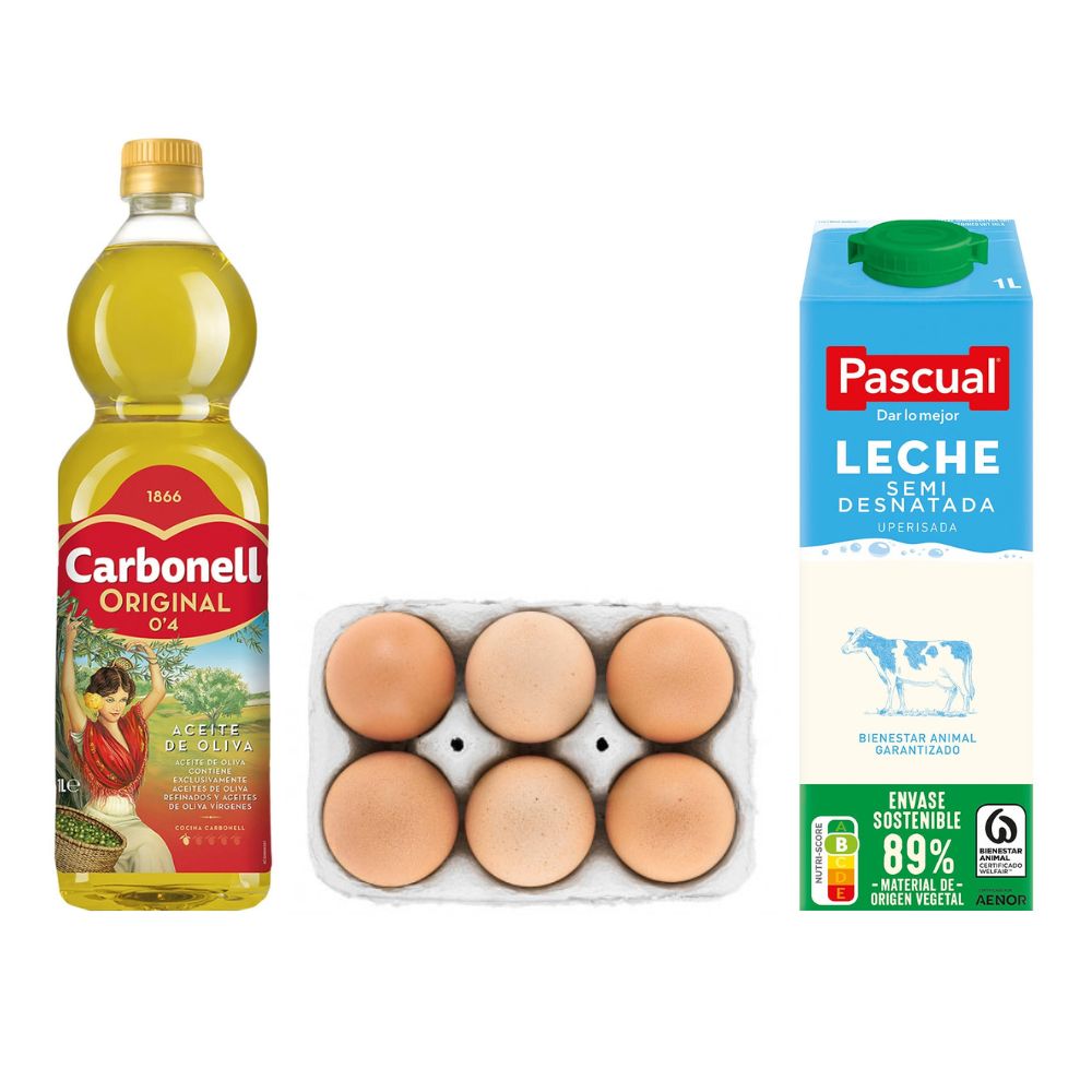 Leches, Aceites y Huevos
