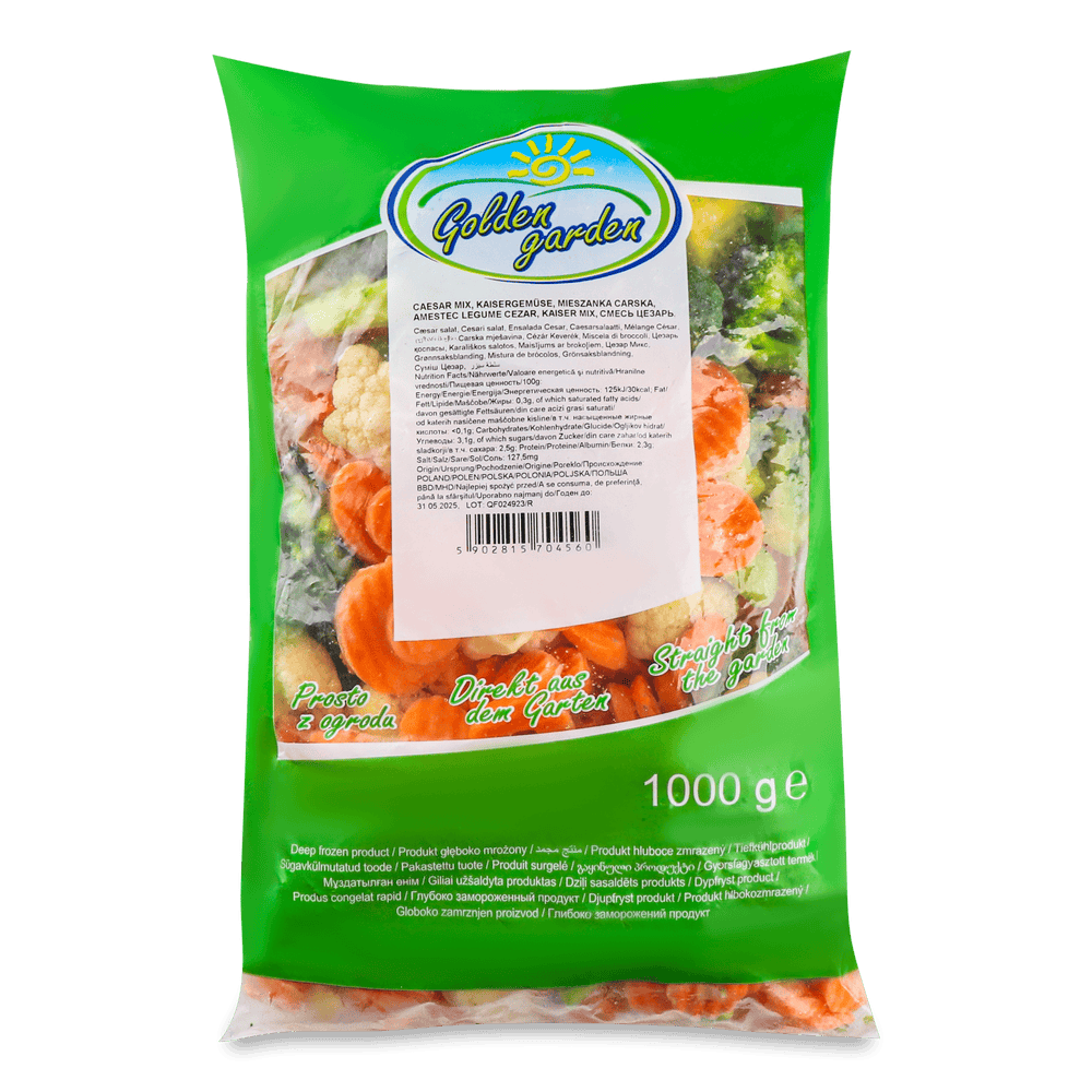 Овочі і фрукти заморожені