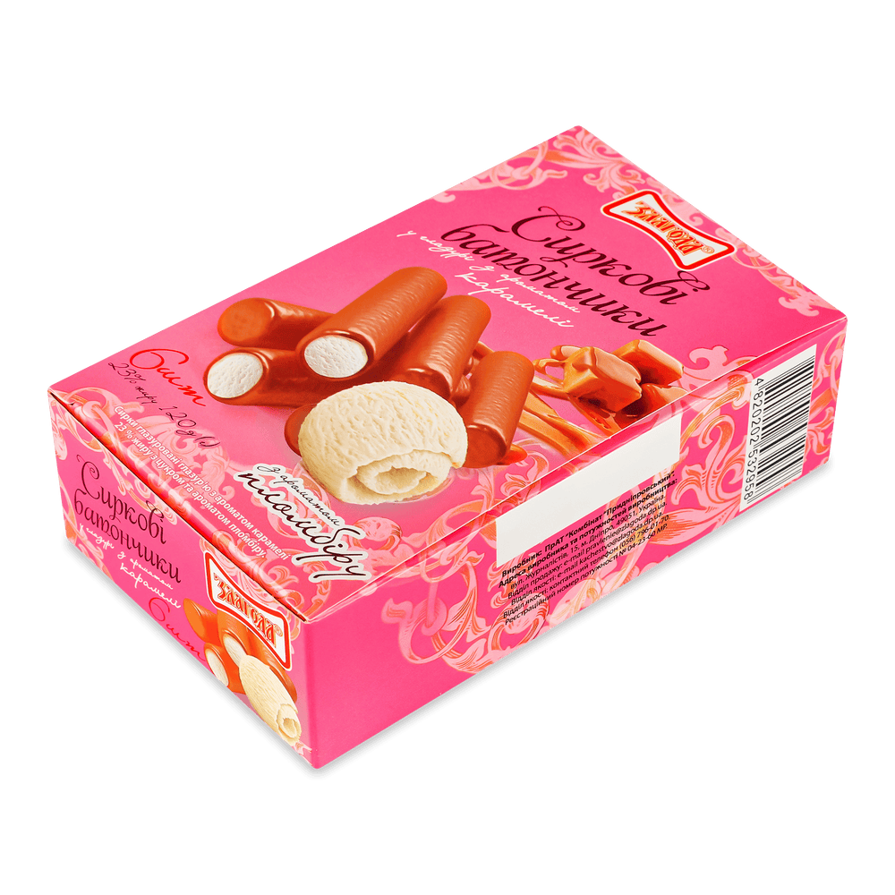 Глазуровані сирки.