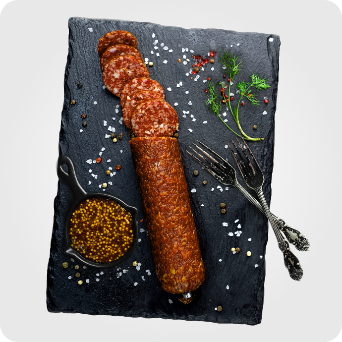 ნედლად შებოლილი ძეხვი