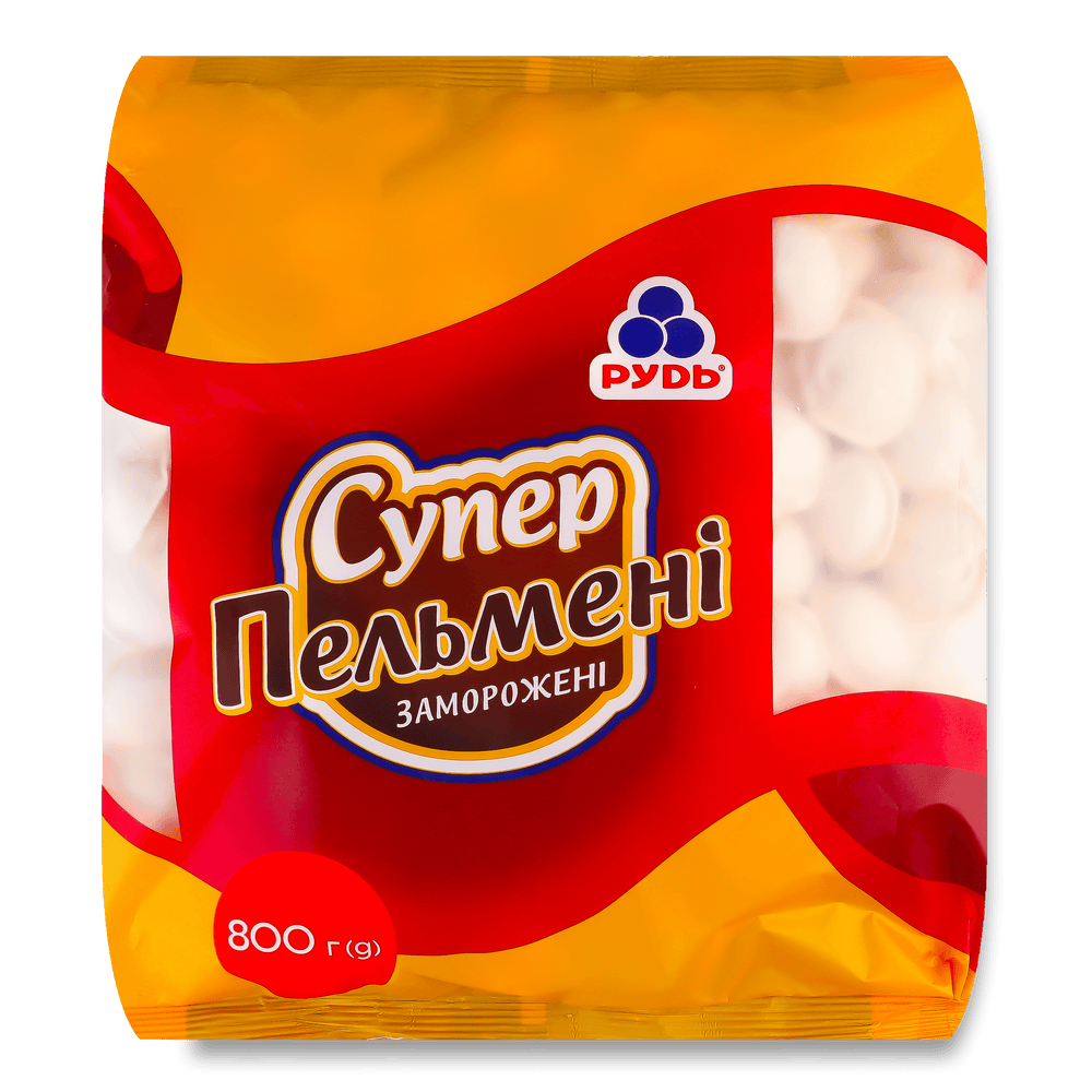 Напівфабрикати і страви заморожені