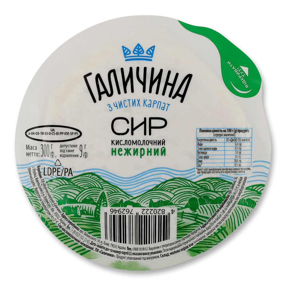 Сир кисломолочний, сирок