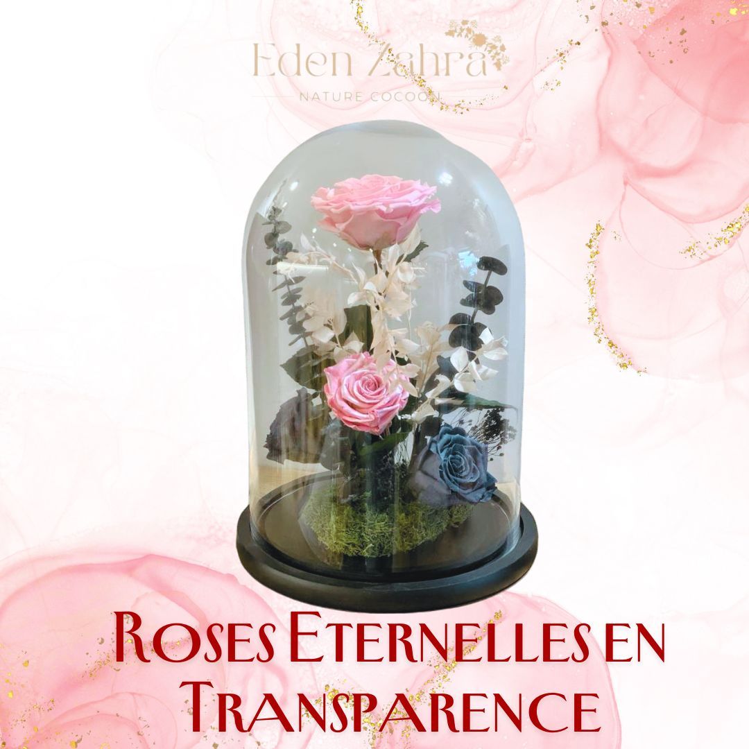 Roses Éternelles En Transparence 
