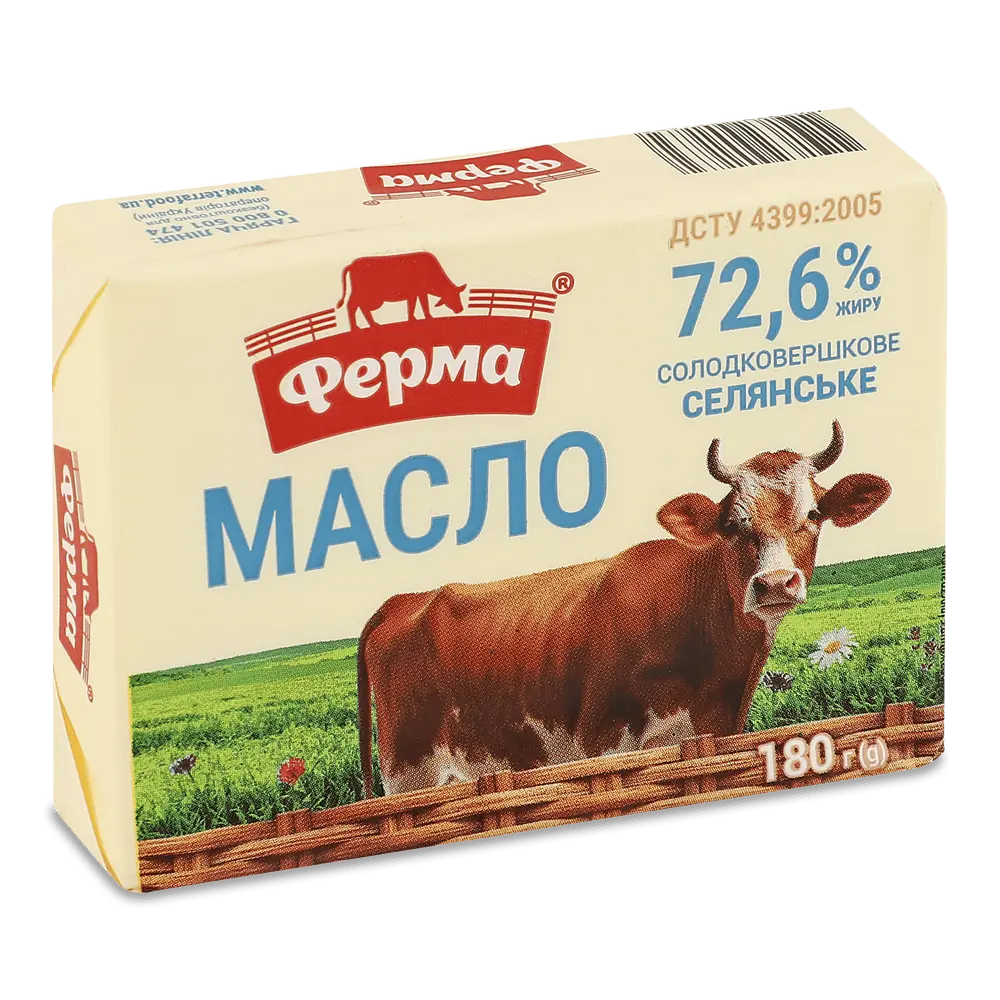 Масло, маргарин, спред