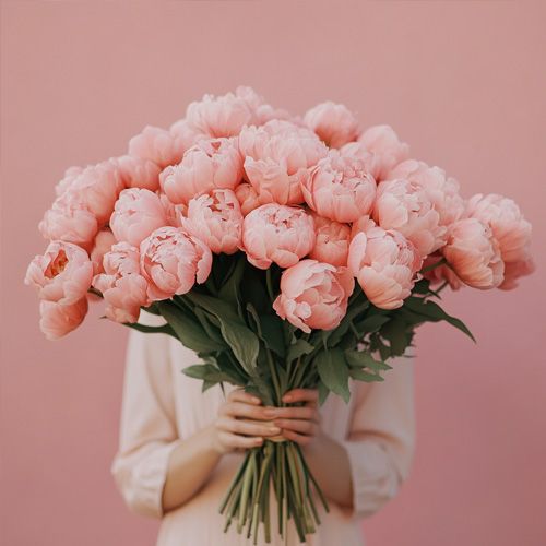 БУКЕТИ З ПІВОНІЙ