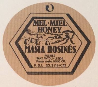 Miel Artesana Masia Rosines