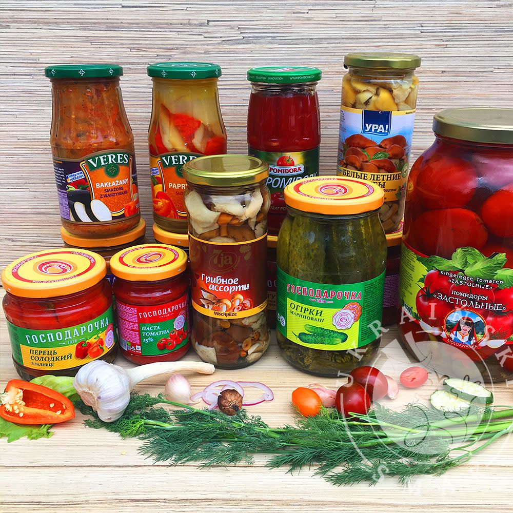 Warzywa marynowane i pasty warzywne