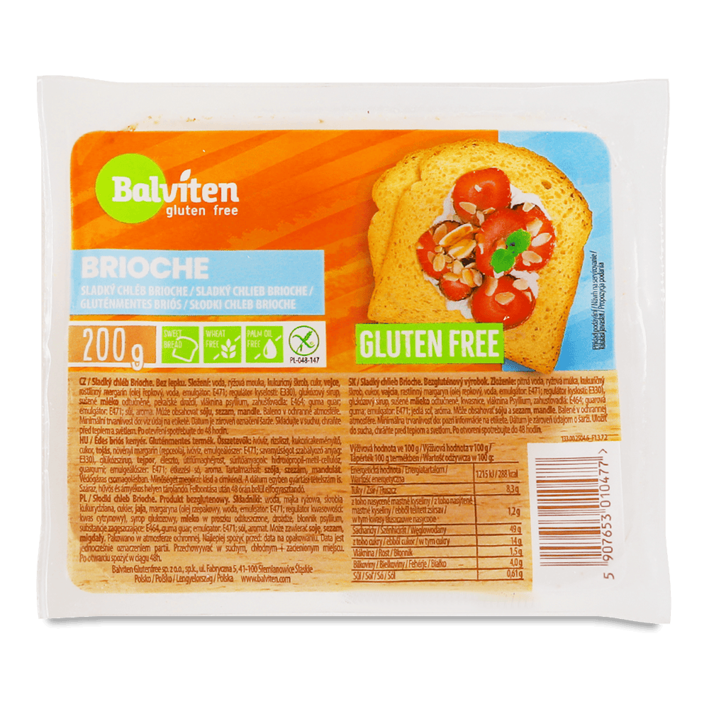 Хліб та випічка без глютену.