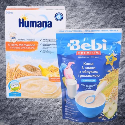 Сухі суміші, каши