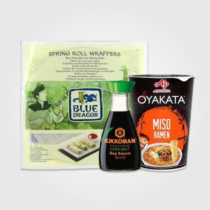 Produse internaționale și instant.