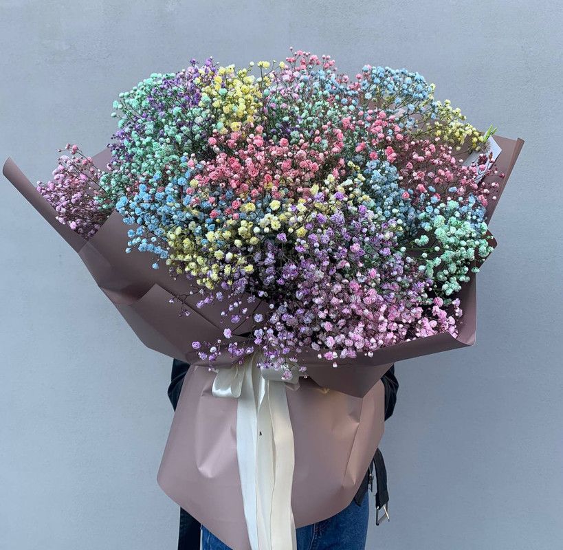 Букет з Гіпсофіли