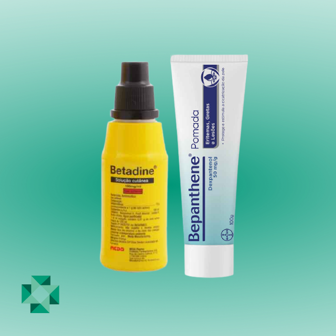 Limpeza e desinfeção de feridas