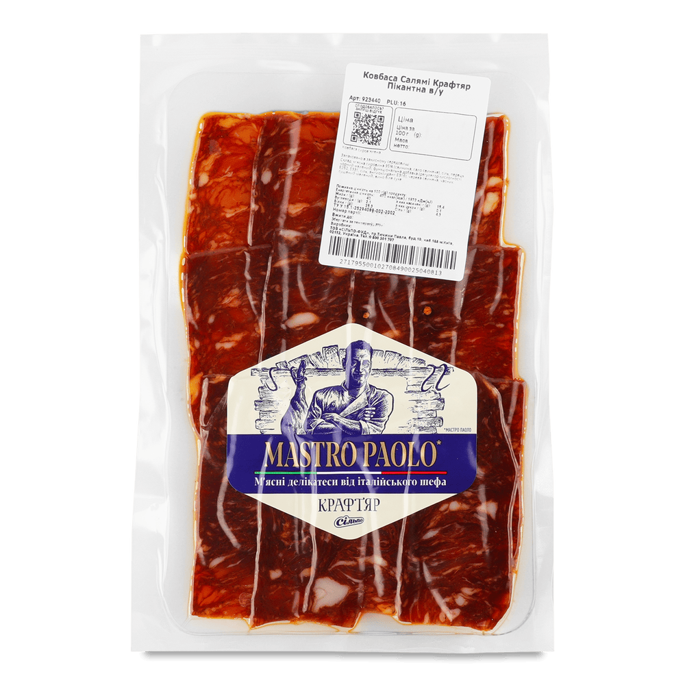 М'ясо-ковбасна нарізка.