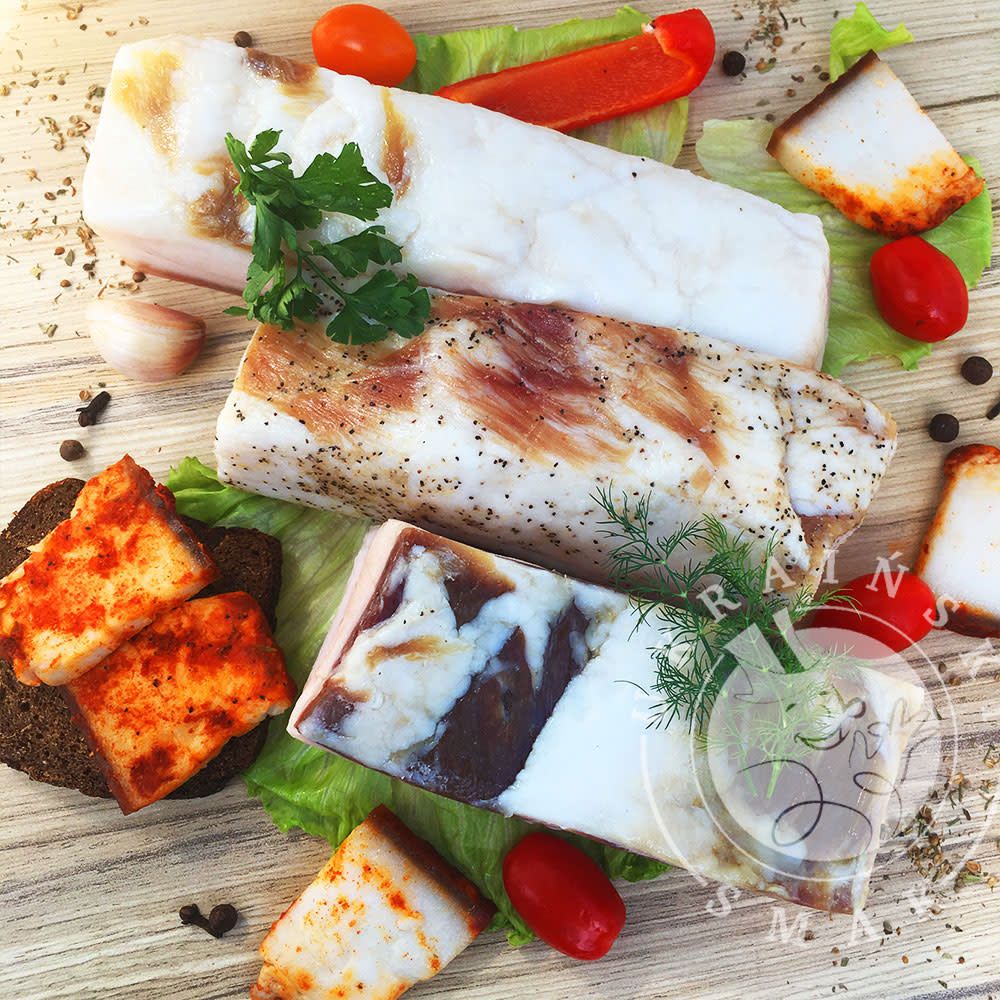 Słonina i kiełbasy