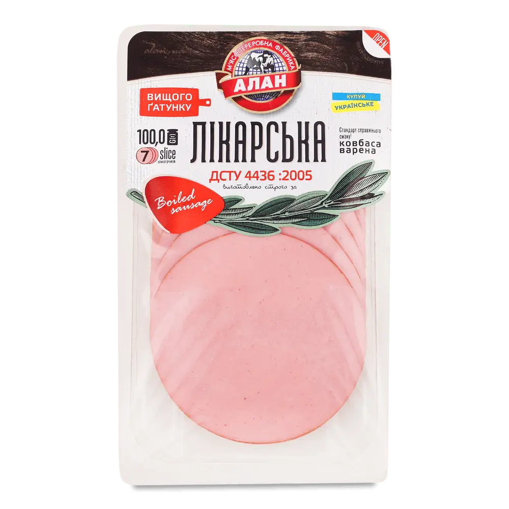 М'ясо-ковбасна нарізка.
