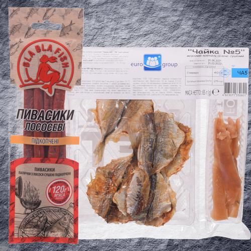 Риба в'ялена і сушена.