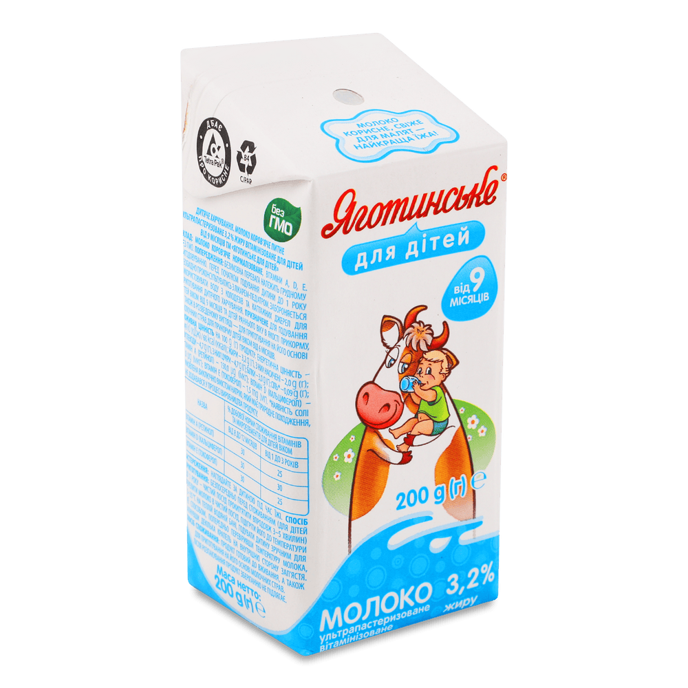 Молочні продукти для дітей