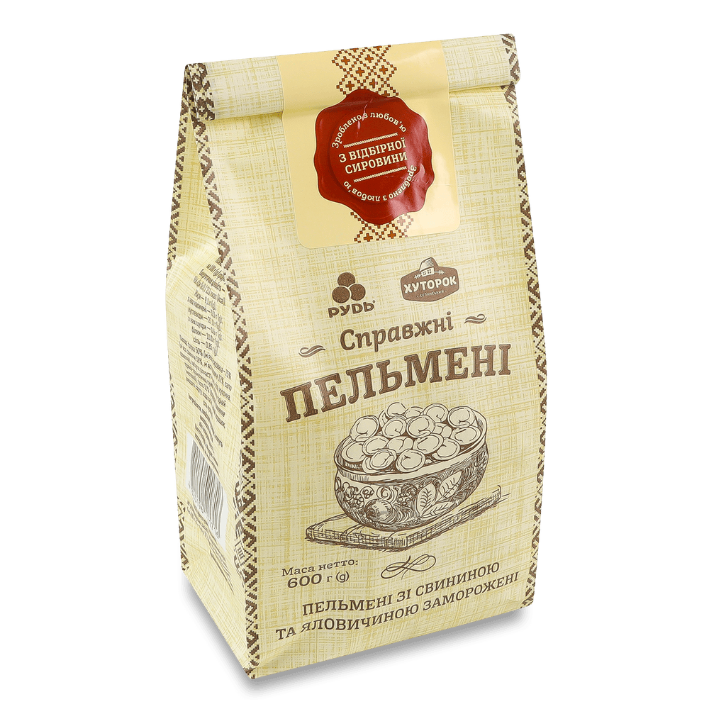 Напівфабрикати і страви заморожені