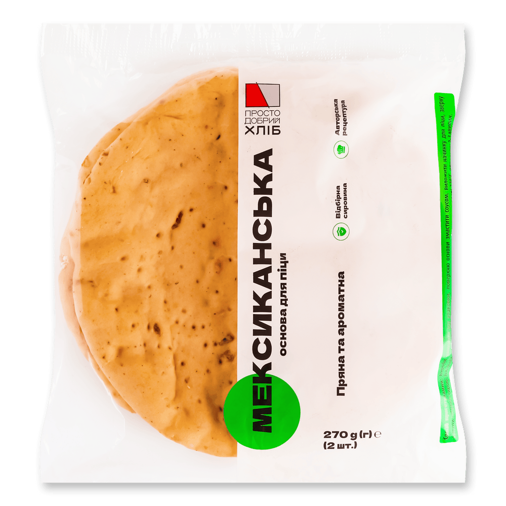 Коржі, основа для піци