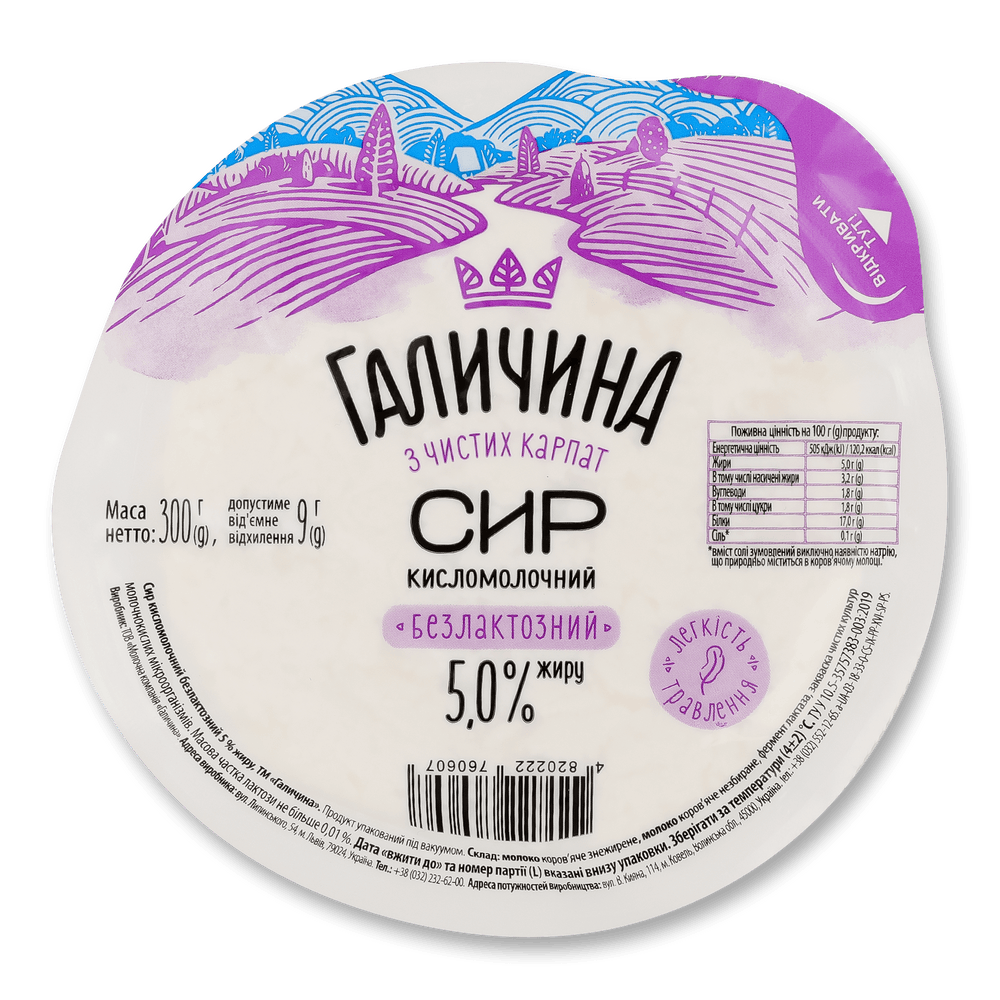 Безлактозна молочна продукція.