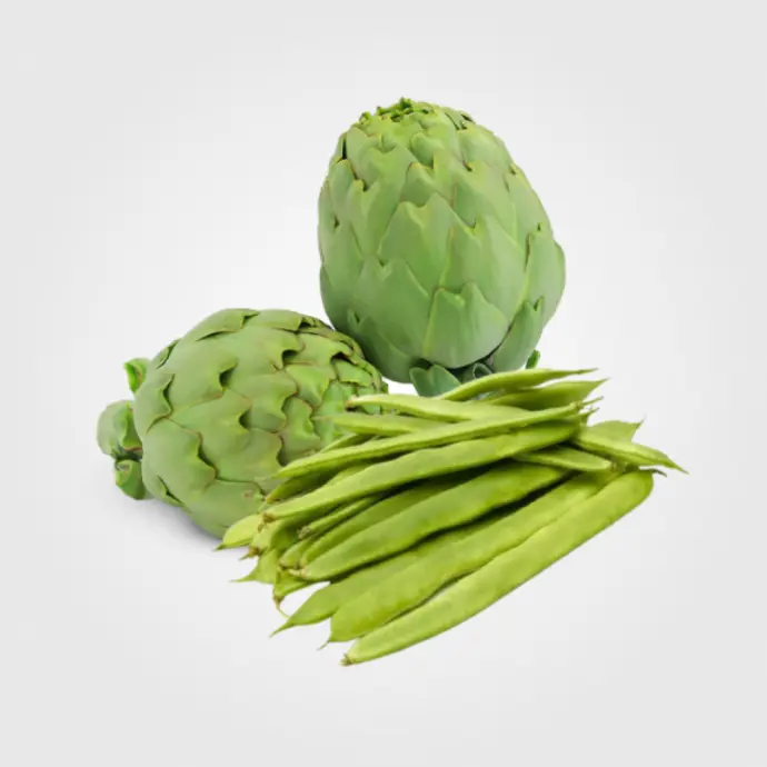 Judías, Alcachofas Y Batatas